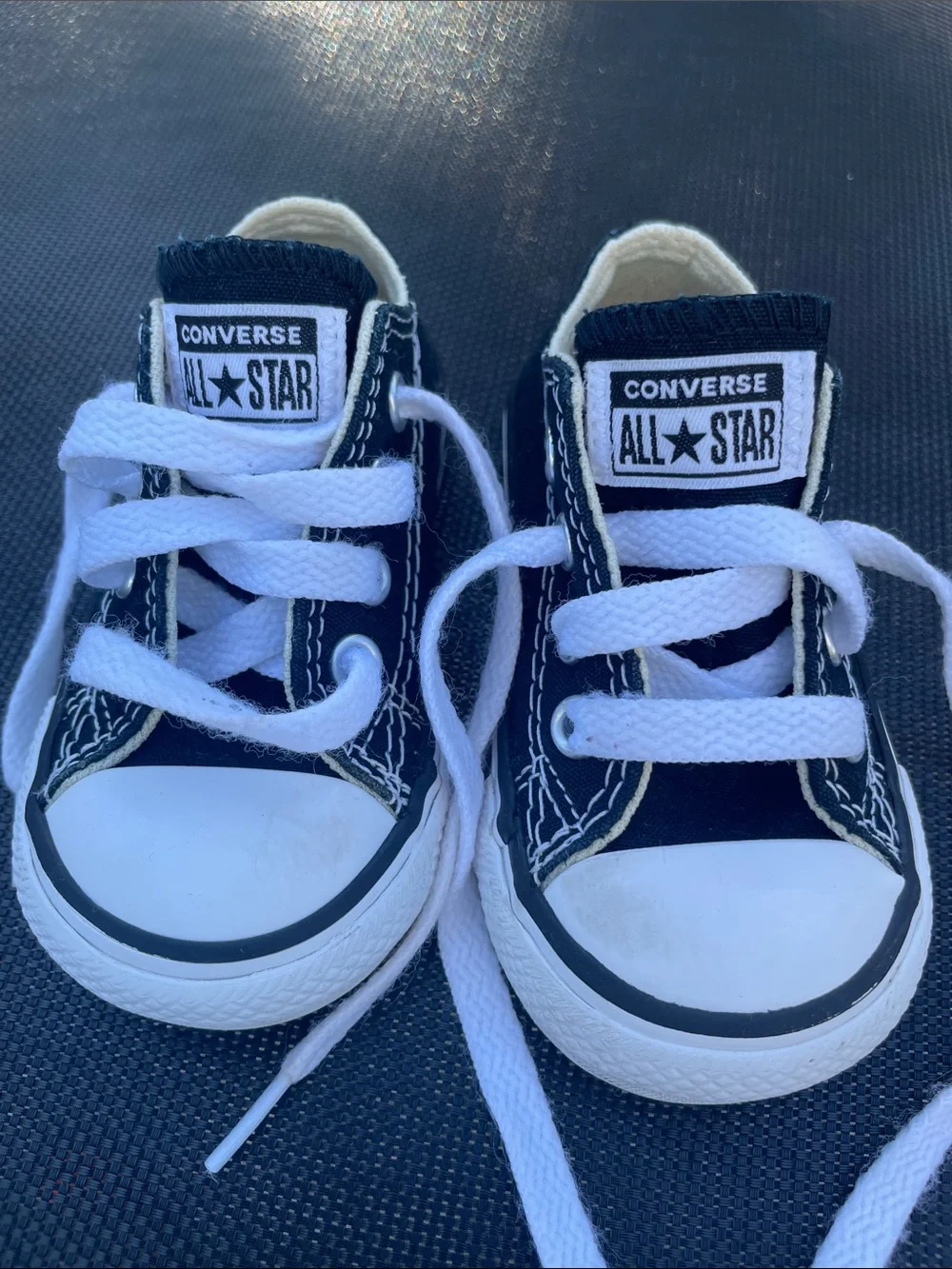 Converse Kids Converse All Star Low Top Sneakers in Black and White